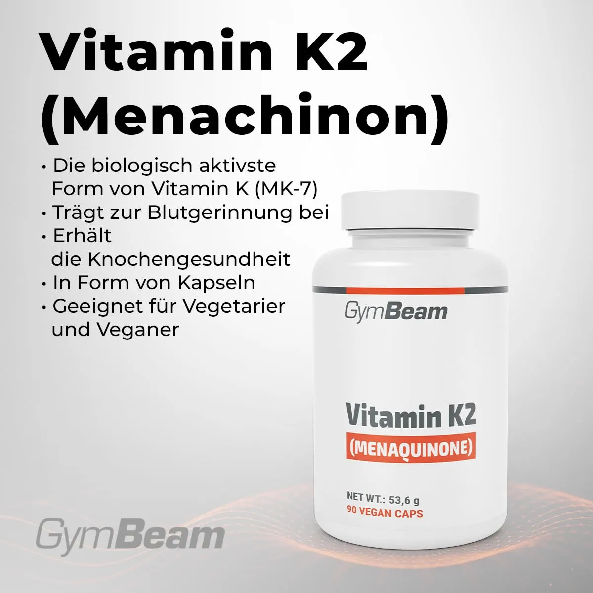 GymBeam Vitamin K2 MK-7 Kapseln 90 Caps vegan