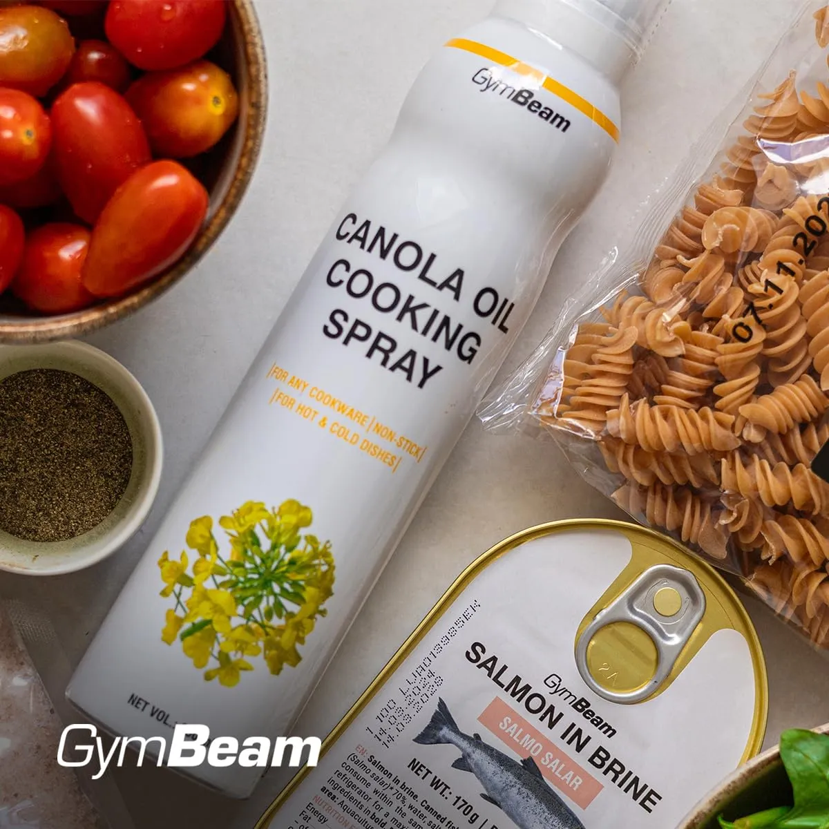 GymBeam Rapsöl-Spray Kochöl 200 ml ungesättigt