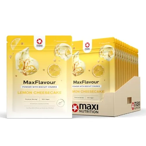 MaxiNutrition MaxFlavour Lemon Cheesecake Pulver 12x30g