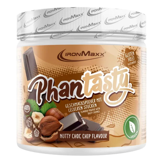 IronMaxx Phantasty Nutty Choc Chip Geschmackspulver 250g vegan