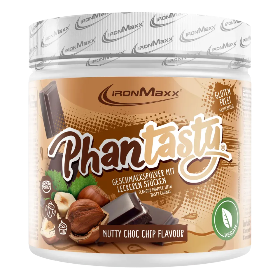 IronMaxx Phantasty Nutty Choc Chip Geschmackspulver 250g vegan
