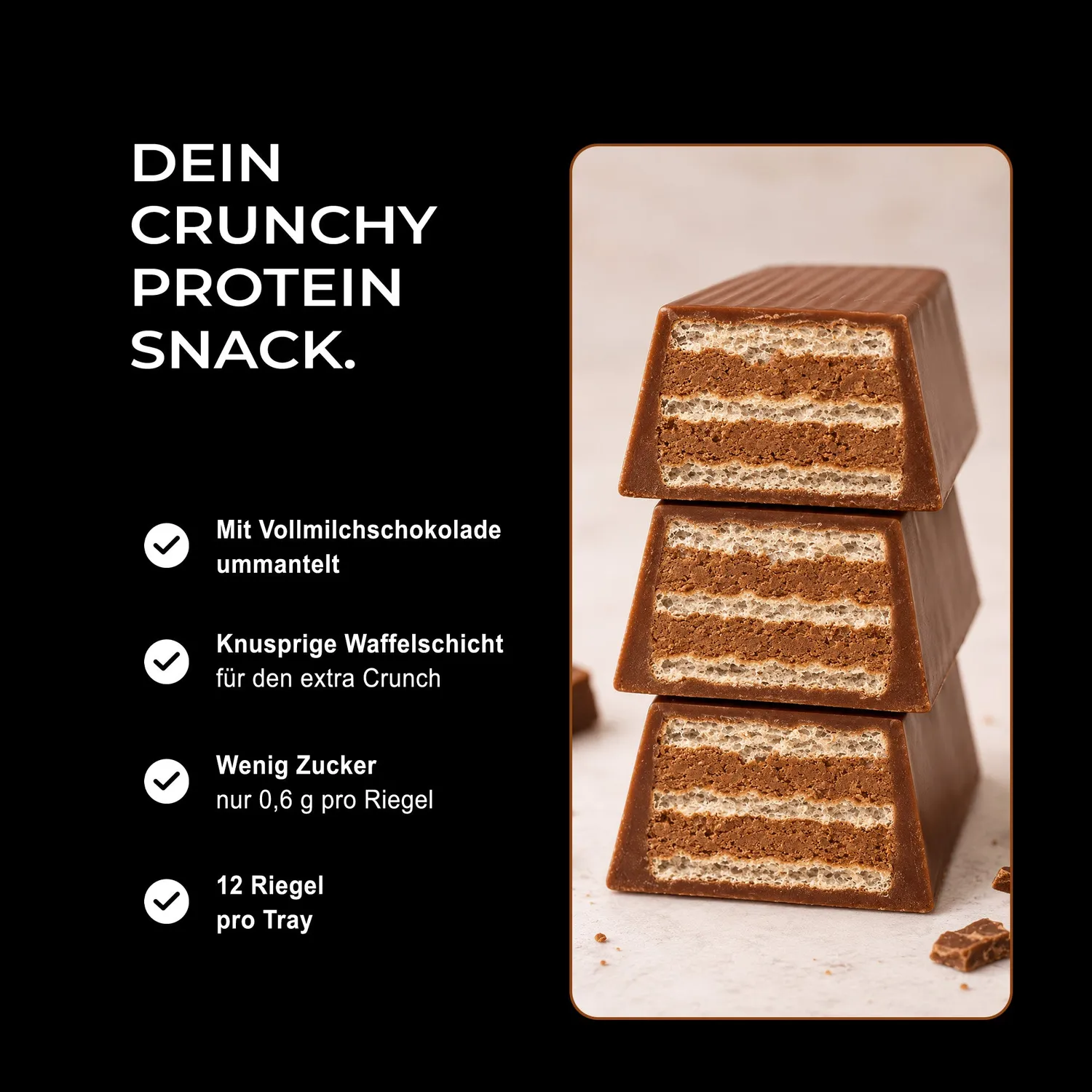 Neosupps Neo Bite Proteinriegel Chocolate 12x38g 10g Protein