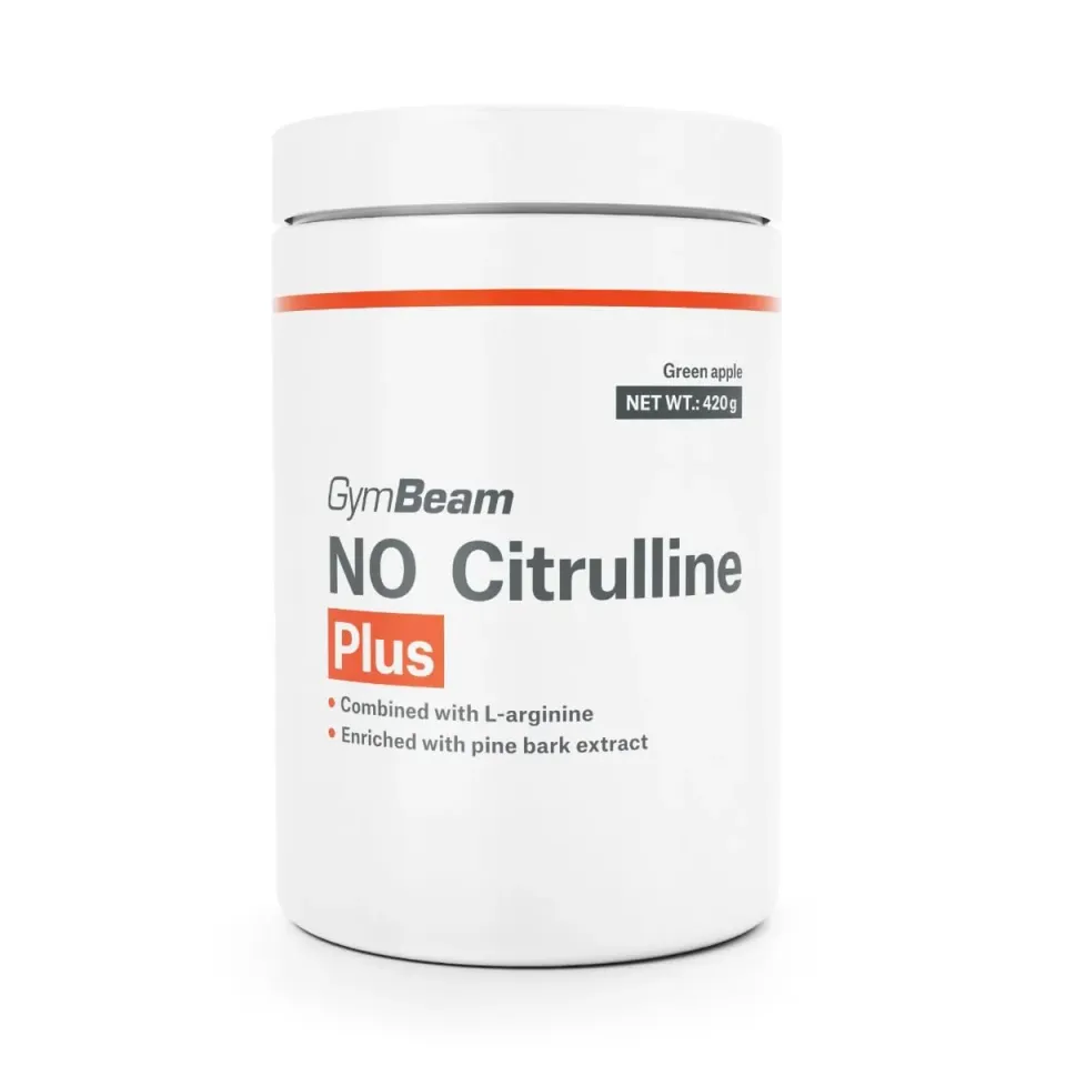 GymBeam NO Citrulline Plus Pre-Workout Pulver 420g Grüner Apfel koffeinfrei