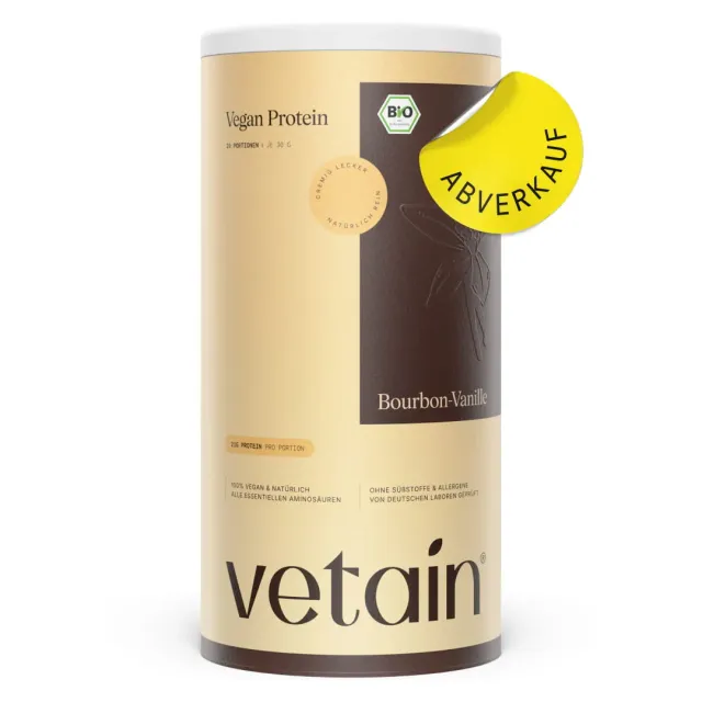 Vetain Vegan Protein Pulver 600g Bio alte Rezeptur