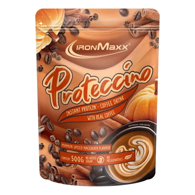 IronMaxx Proteccino Protein-Kaffee 500g Pumpkin Spice Macchiato