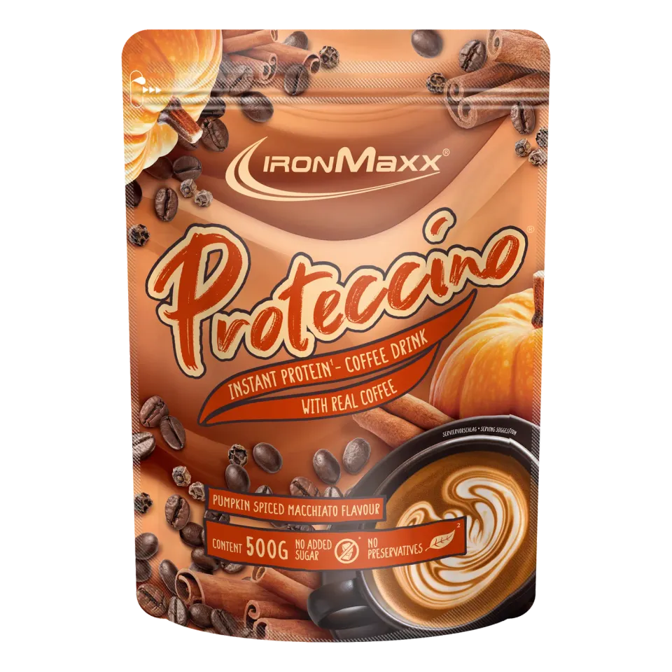 IronMaxx Proteccino Protein-Kaffee 500g Pumpkin Spice Macchiato