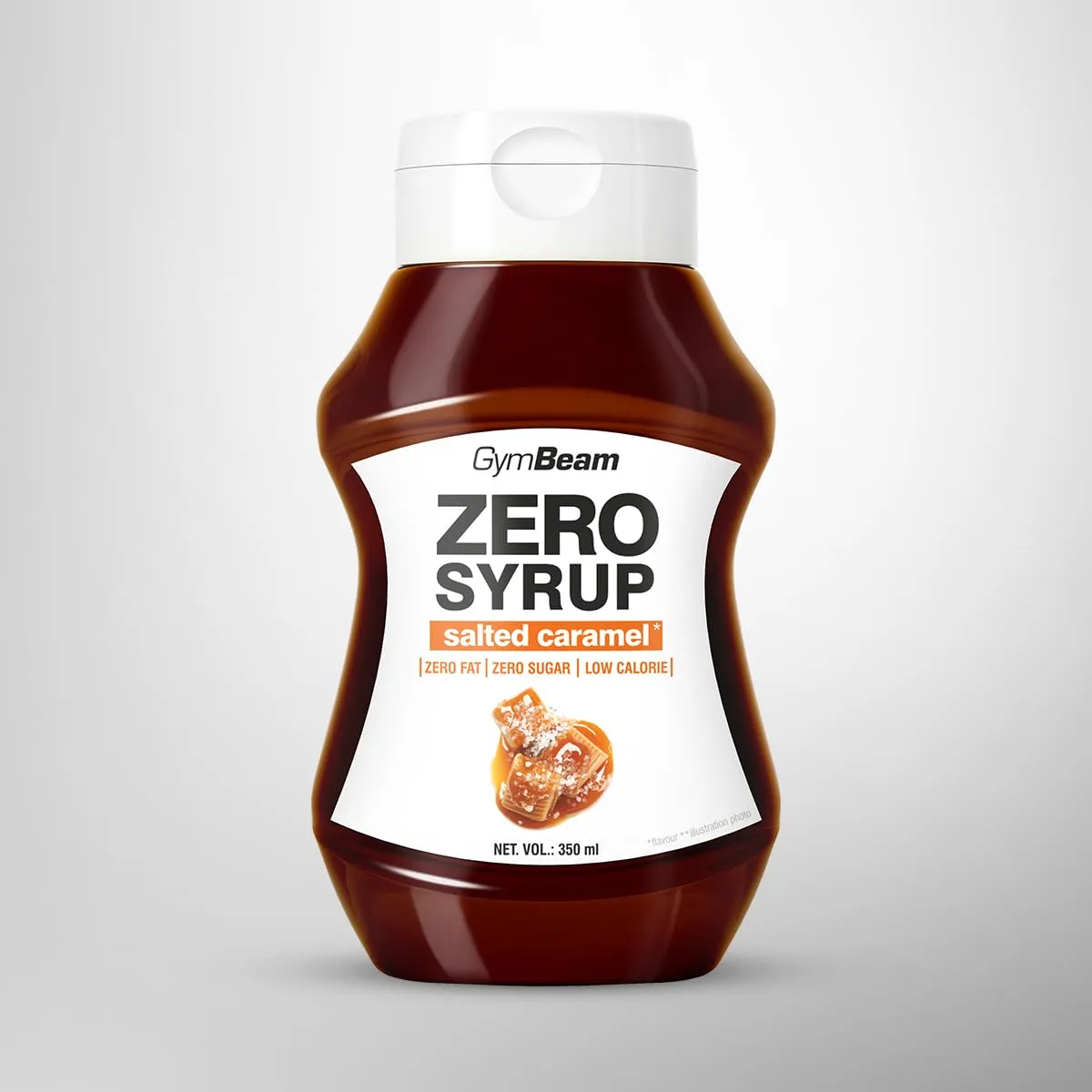 GymBeam Zero Syrup Sirup Salziges Karamell 6x350 ml