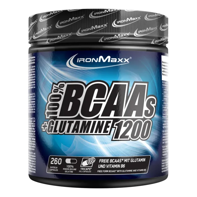 IronMaxx BCAAs Glutamin 1200 Tricaps 260 Stk