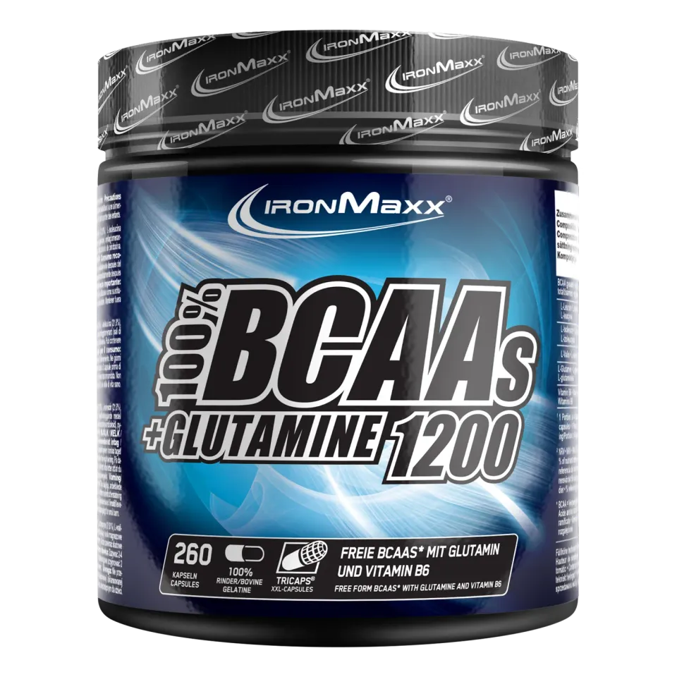 IronMaxx BCAAs Glutamin 1200 Tricaps 260 Stk