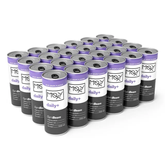 GymBeam Moxy Daily+ Drink 24x330ml koffeinfrei BCAA Zink