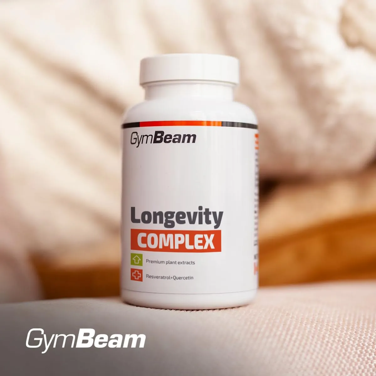 GymBeam Longevity Komplex Kapseln 90 Q10 Resveratrol