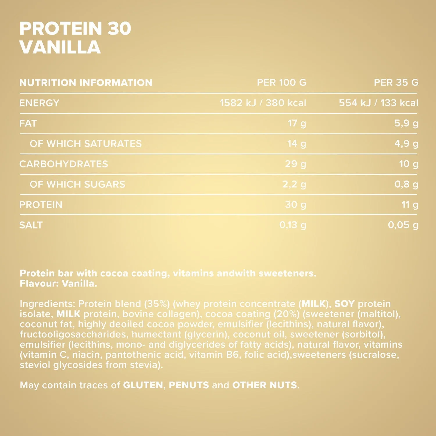 IronMaxx Protein 30 Riegel 35 g Vanille High Protein