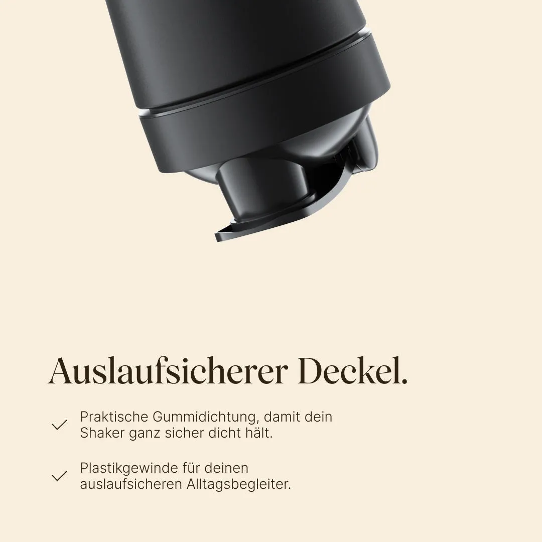 Vetain Edelstahl-Shaker 750ml Proteinshaker rostfrei