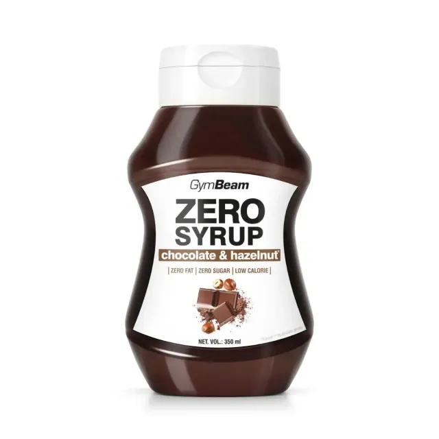 GymBeam Zero Syrup Haselnuss Schokolade 350ml zuckerfrei