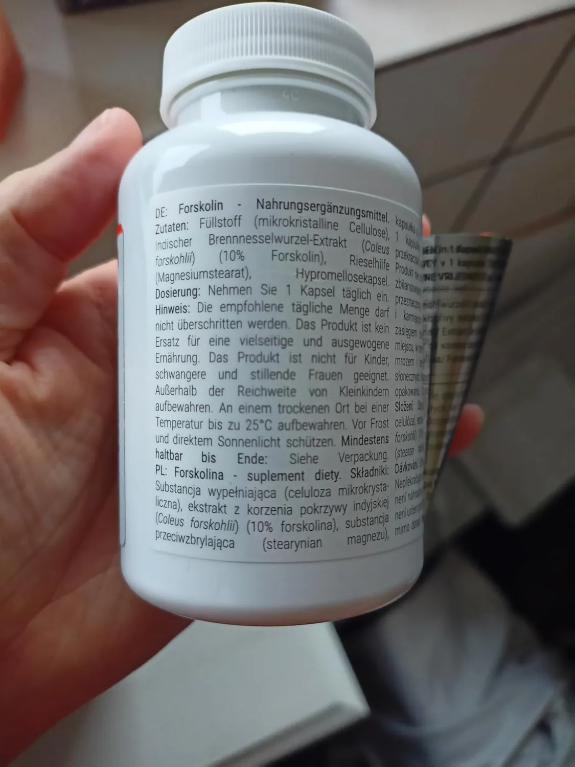 GymBeam Forskolin Kapseln 10mg vegan Fatburner