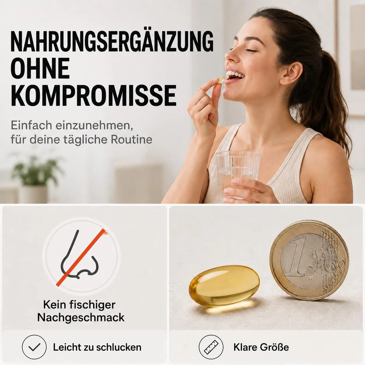 GymBeam Omega 3 Kapseln 60 Stück hochdosiert
