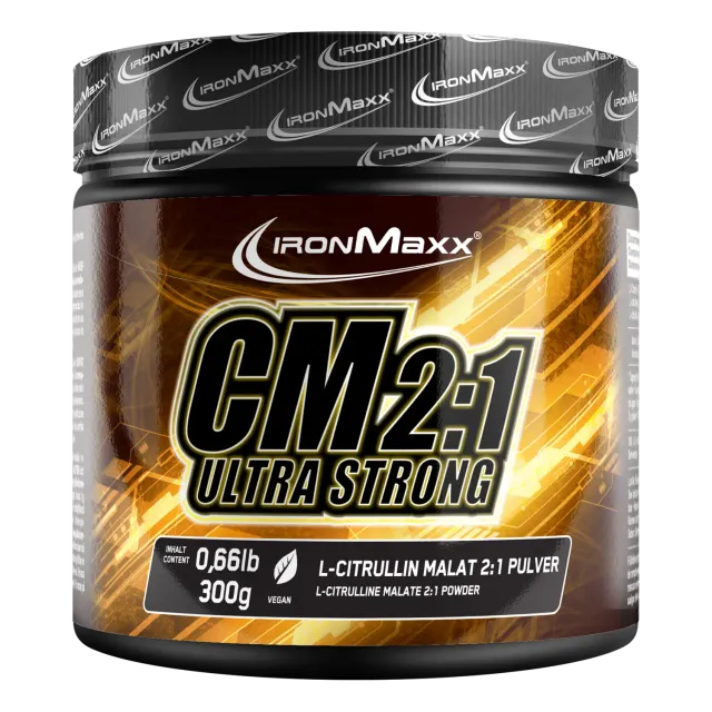 IronMaxx Citrullin Malat 2:1 Pre-Workout Pulver 300g vegan