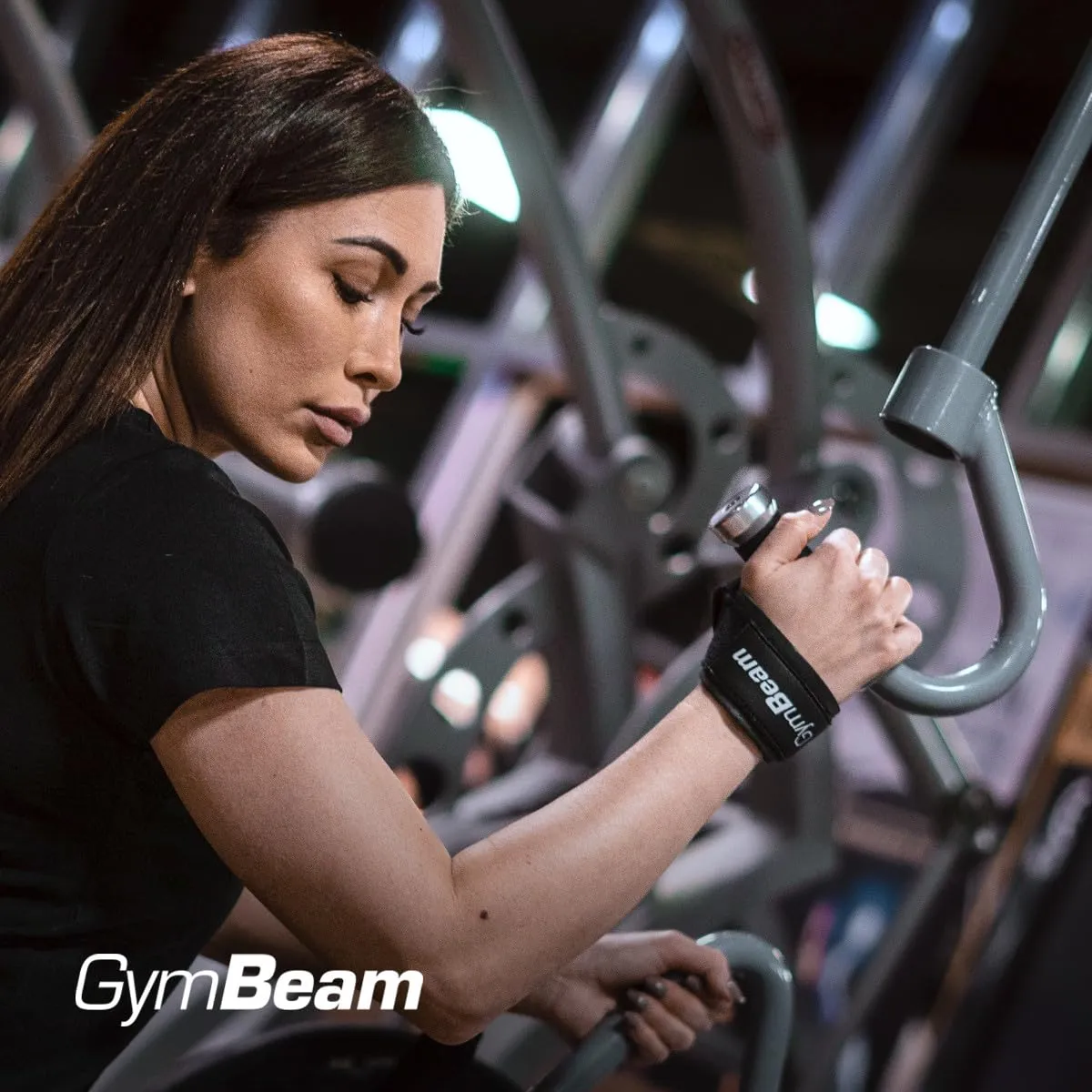 GymBeam X-Grip Zughilfen Paar mit Anti-Rutsch