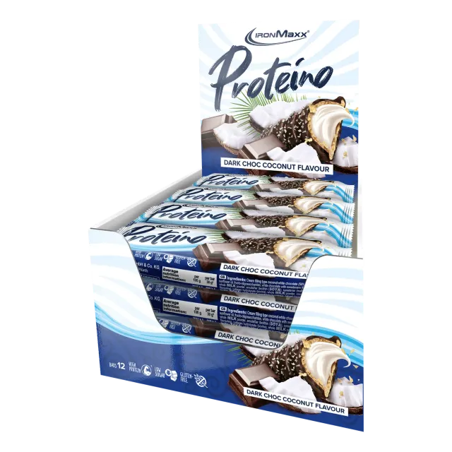 IronMaxx Proteino Proteinriegel 12x30g Dark Choc Coconut