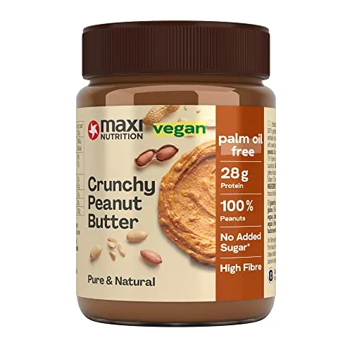 MaxiNutrition Crunchy Peanut Butter Erdnussbutter 350g 28% Protein