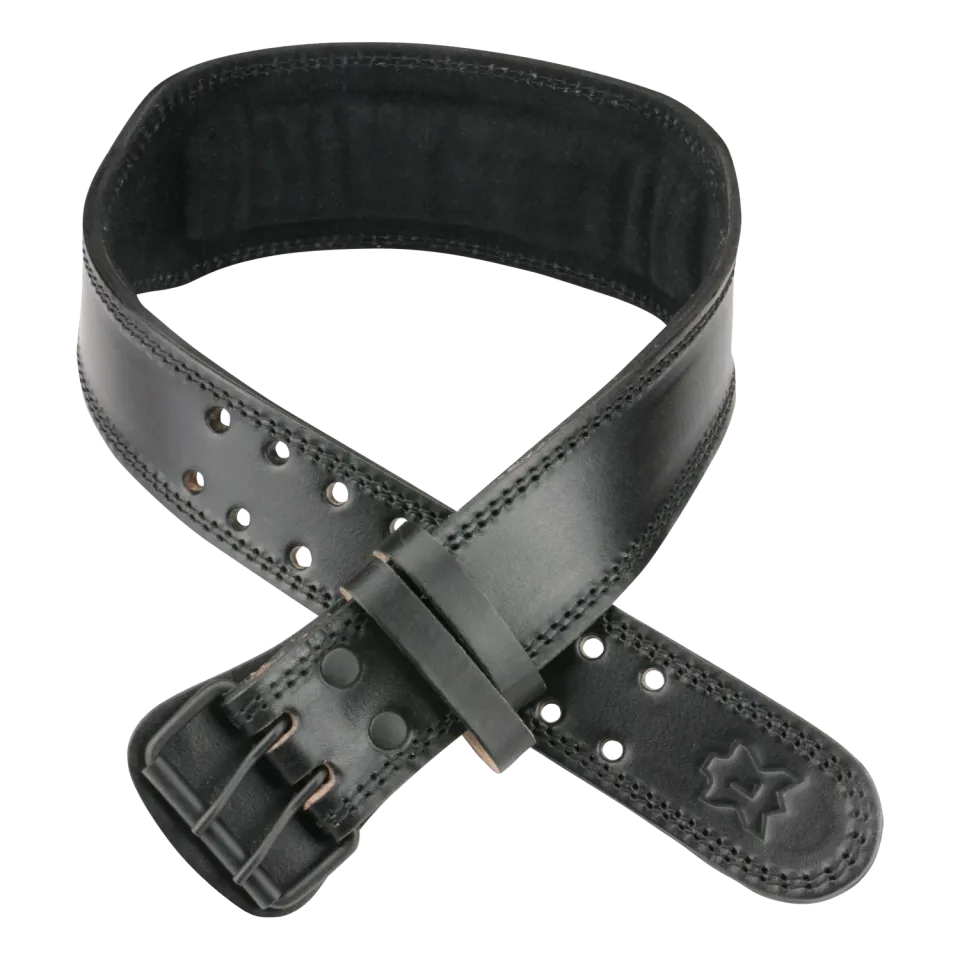 IronMaxx Premium Lifting Belt Gewichthebergürtel Leder M schwarz