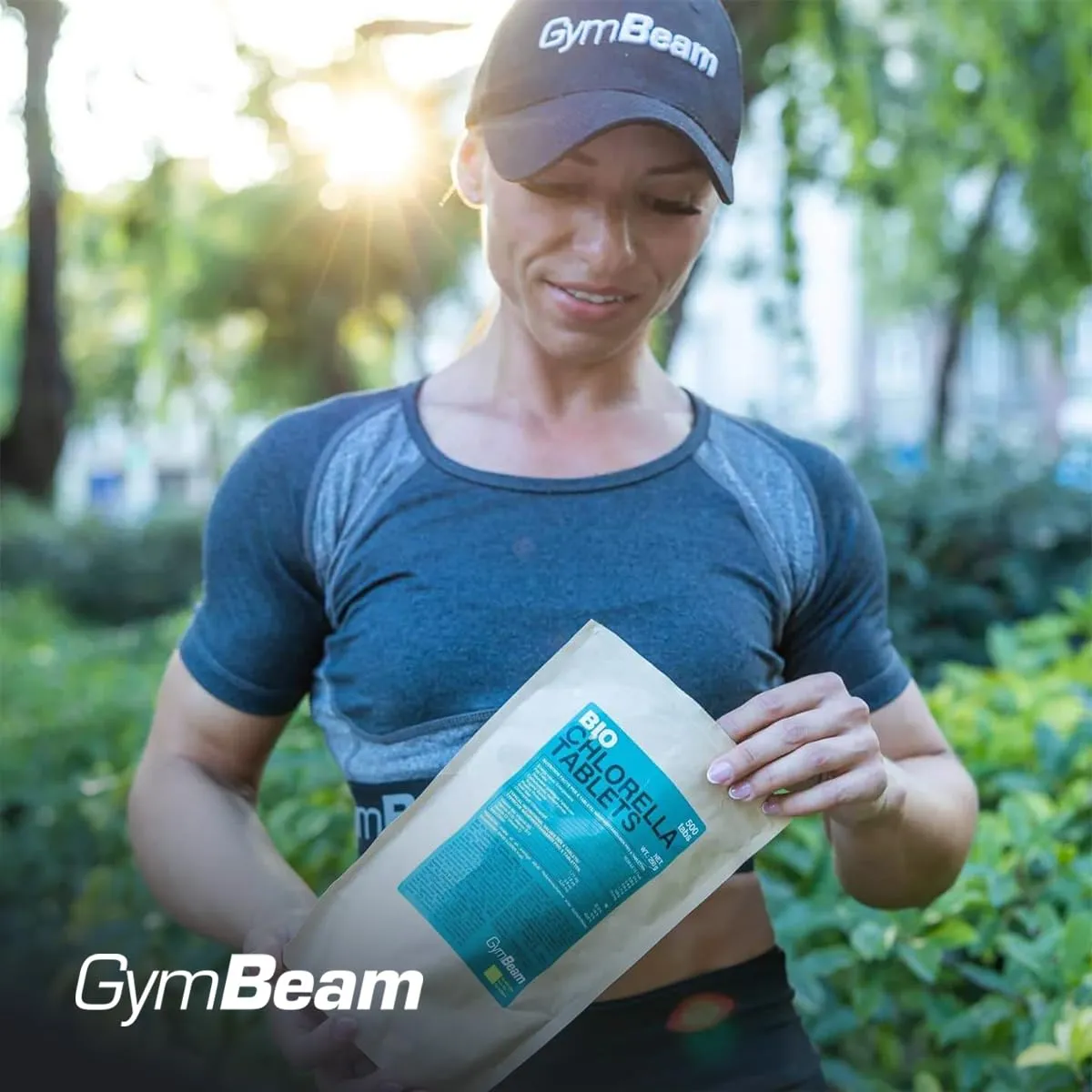 GymBeam Bio Chlorella Tabletten 500 Stk vegan proteinreich