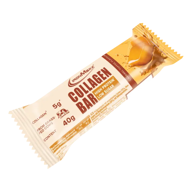 IronMaxx Collagen Bar Proteinriegel 40g Caramel