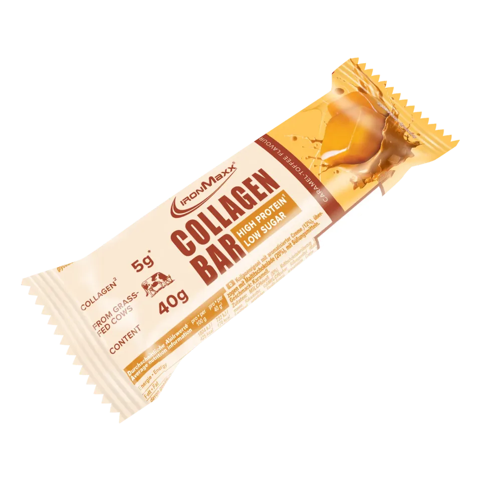 IronMaxx Collagen Bar Proteinriegel 40g Caramel