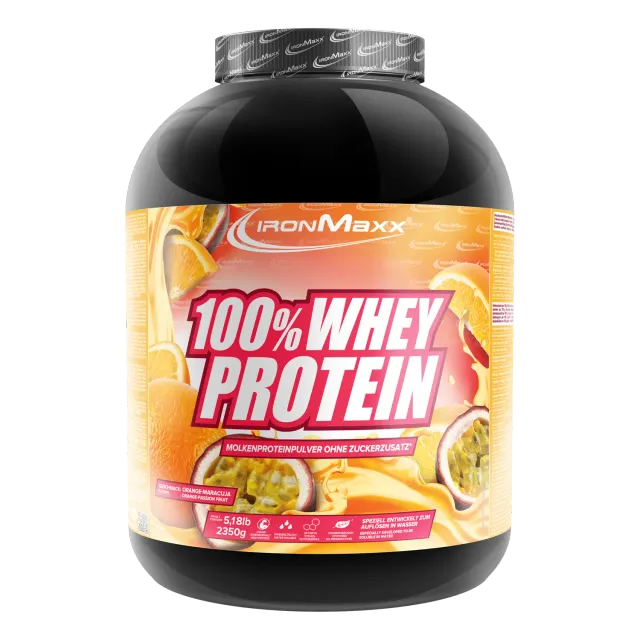 IronMaxx 100% Whey Protein Pulver 2350g Orange Maracuja