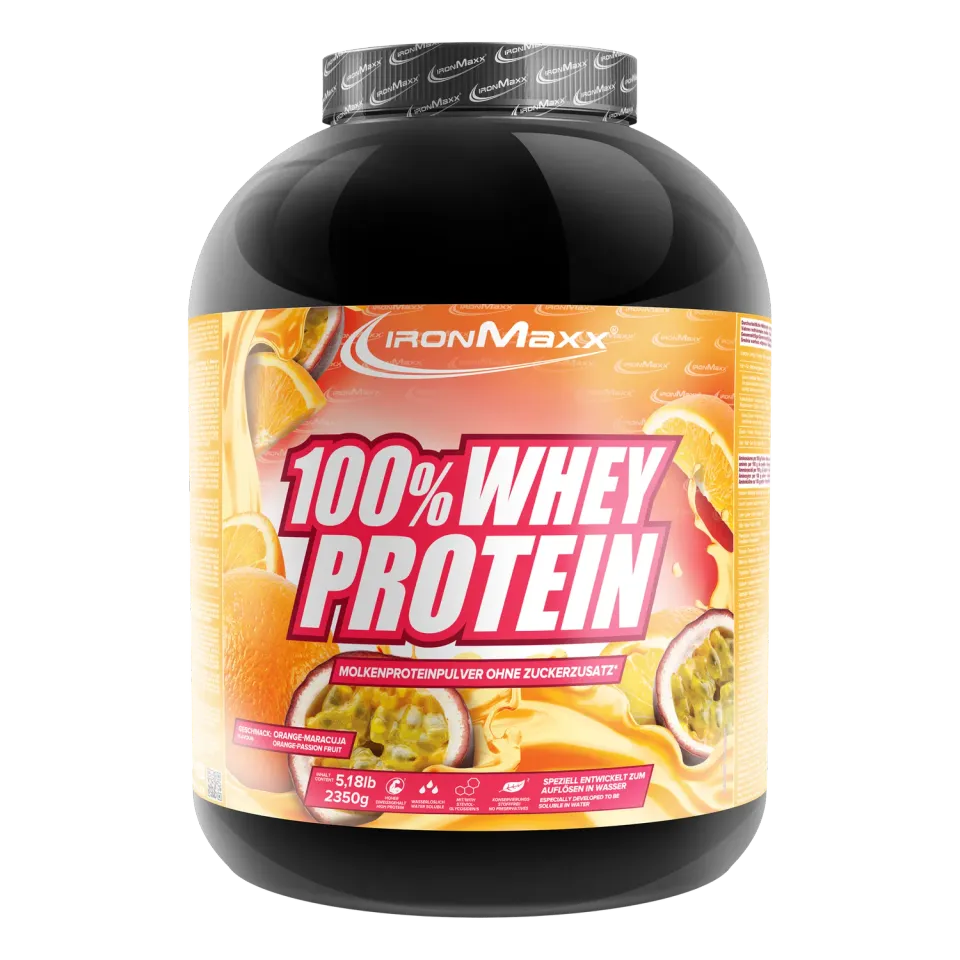 IronMaxx 100% Whey Protein Pulver 2350g Orange Maracuja
