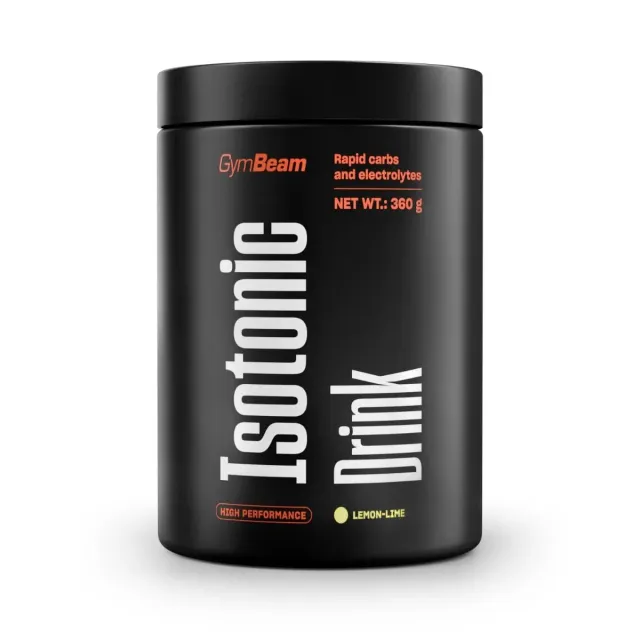 GymBeam Isotonic Drink Pulver 360 g Zitrone-Limette mit BCAA