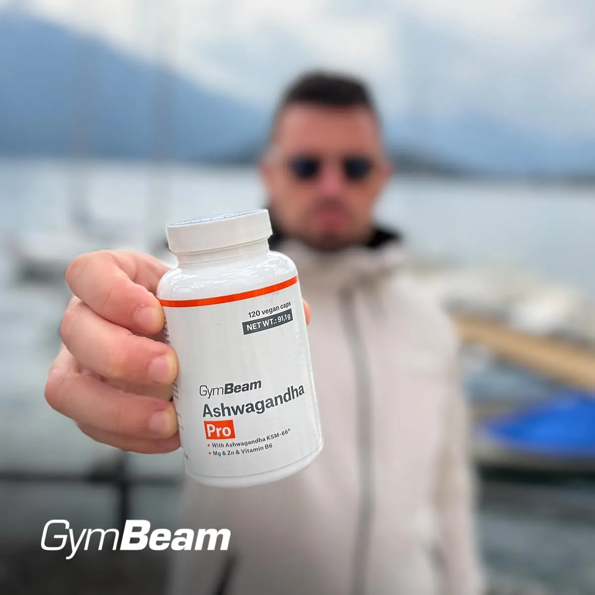 GymBeam Ashwagandha KSM-66 Kapseln 120 Caps Pro