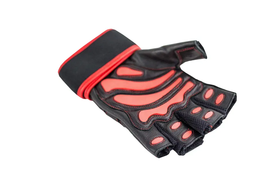 GymBeam Arnold Trainingshandschuhe Rindsleder Größe M