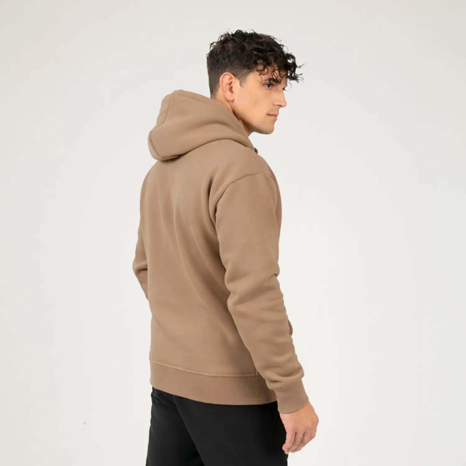 IronMaxx Hoodie Beige Hoodie S Oversized Unisex