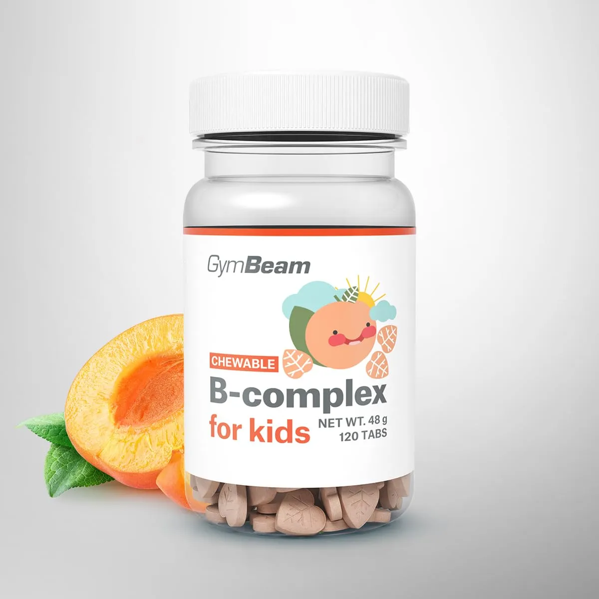 GymBeam B-Komplex Kautabletten Kinder 120 Stück