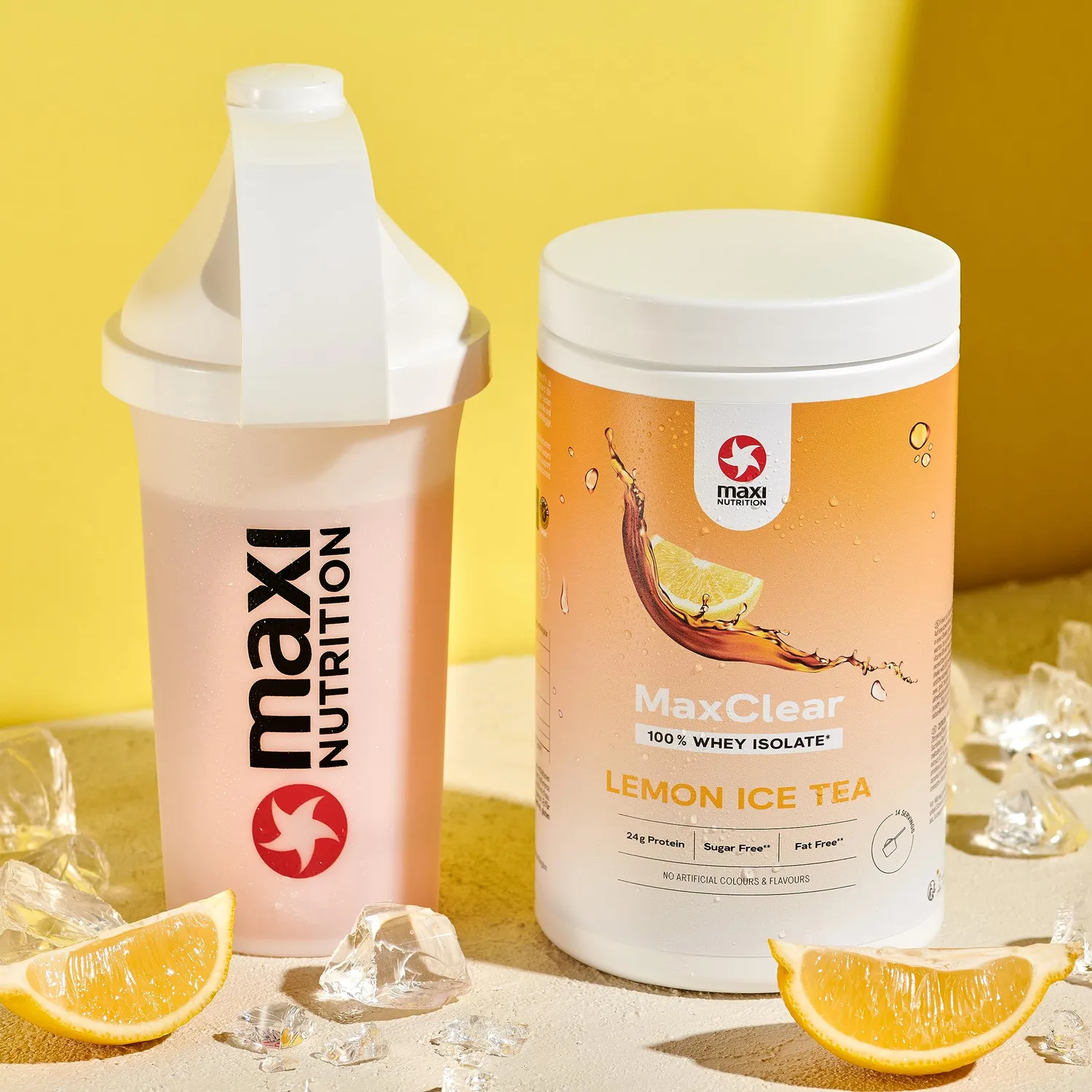 MaxiNutrition MaxClear Lemon Ice Tea Clear Whey 420g 24g Protein