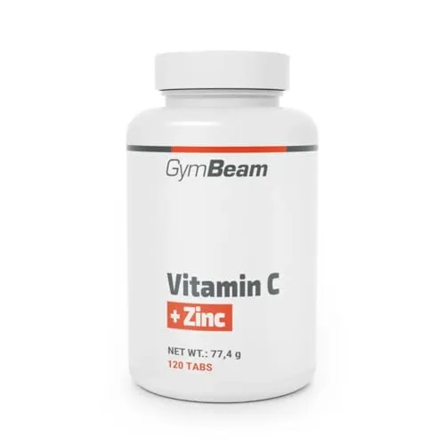 GymBeam Vitamin C + Zink Tabletten 120 Stück Immun