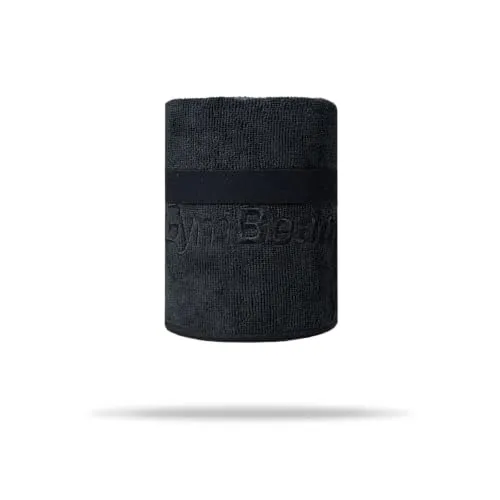GymBeam Sporthandtuch Mikrofaser Medium Black 100x50
