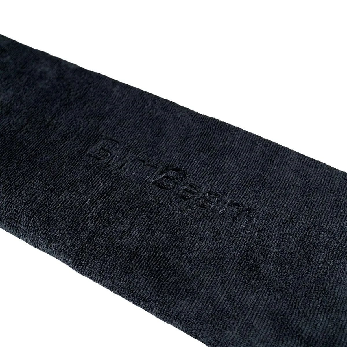 GymBeam Mikrofaser Sporthandtuch Large Schwarz schnelltrocknend