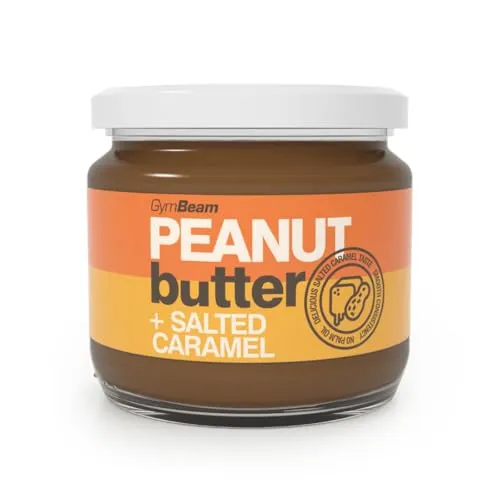 GymBeam Erdnussbutter Salted Caramel 340 g cremig