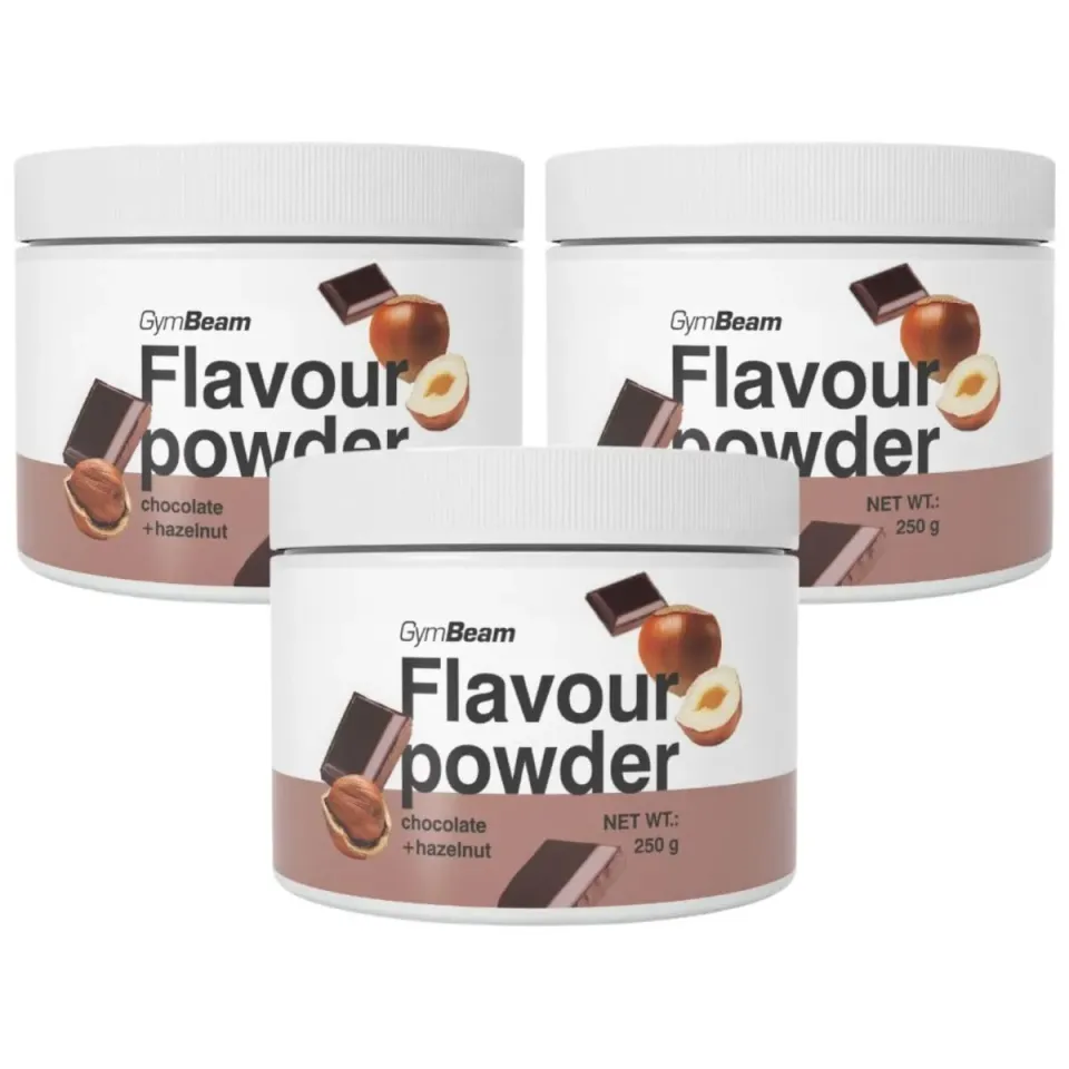 GymBeam Flavour Powder Geschmackspulver Banana Chocochips 250g kalorienarm