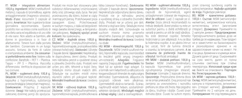 GymBeam MSM Gelenk Kapseln 120 Caps 1400 mg vegan