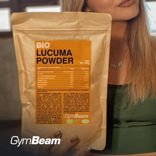 GymBeam BIO Lucuma Pulver 100 g ballaststoffreich