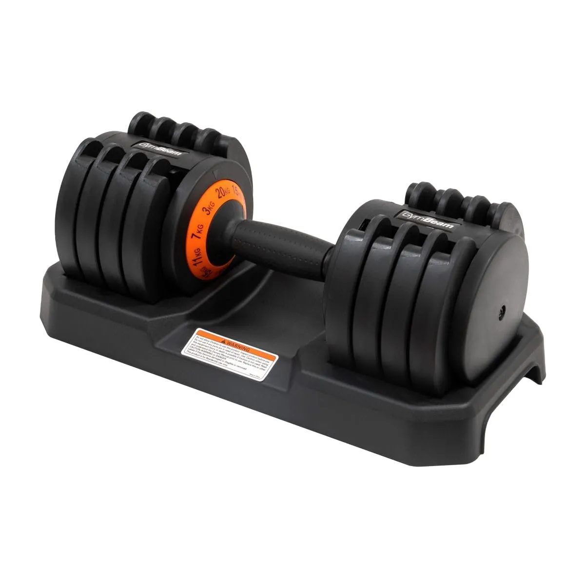 GymBeam Verstellbare Kurzhantel 3-20 kg rutschfest
