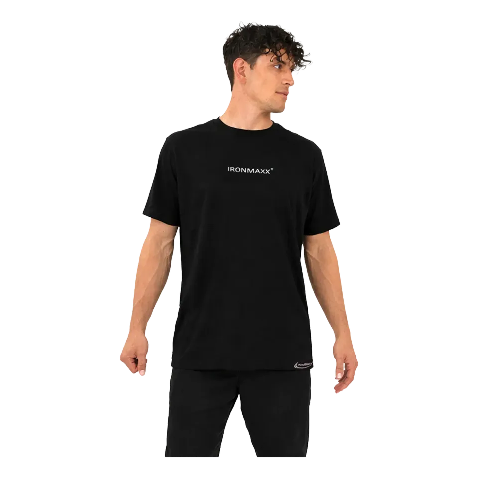 IronMaxx Sculpt Luxe T-Shirt Herren L Schwarz Baumwolle