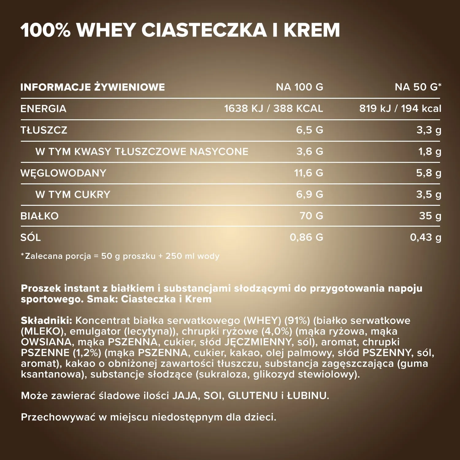 IronMaxx 100% Whey Proteinpulver 2350 g Cookies and Cream