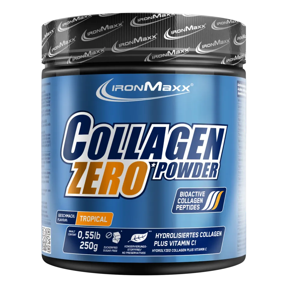 IronMaxx Collagen Powder Zero Kollagenpulver Tropical 250g zuckerfrei