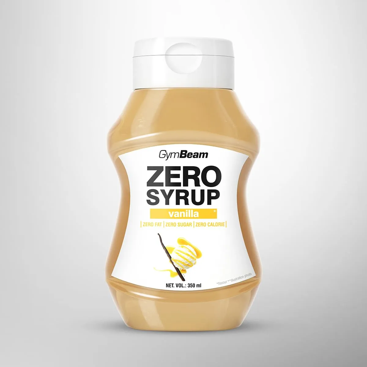 GymBeam Zero Syrup Vanille Sirup 3x320ml kalorienfrei