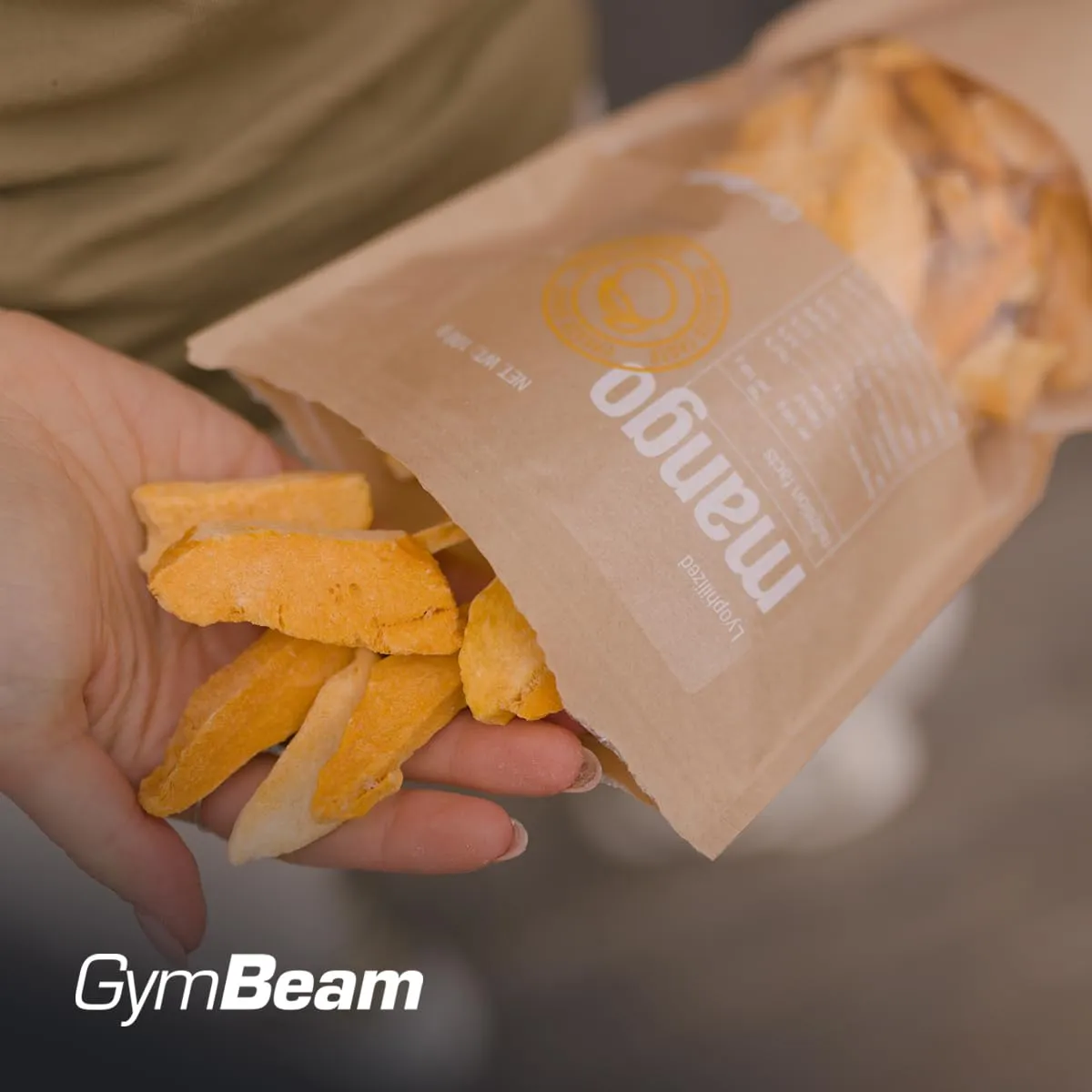 GymBeam Mango gefriergetrocknet 100 g ohne Zucker