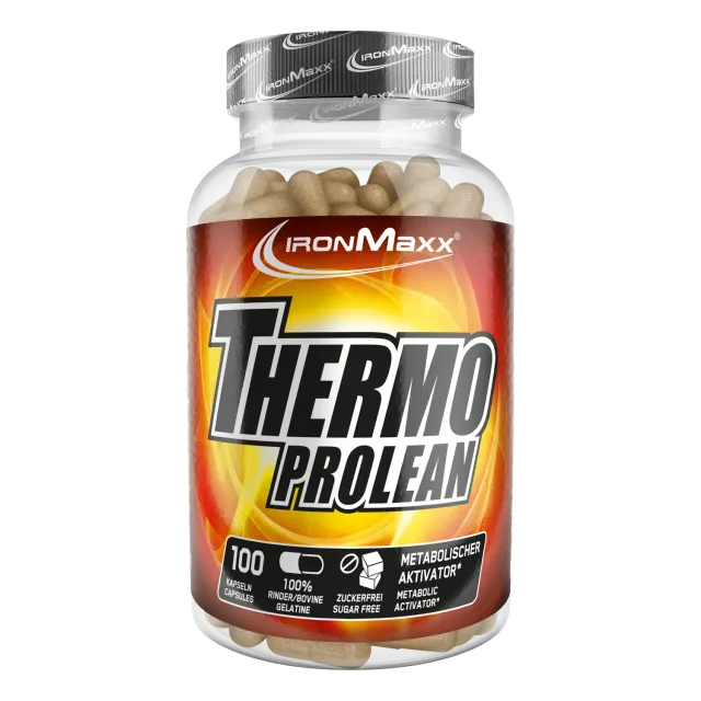 IronMaxx Thermo Prolean Fatburner Kapseln 100 Stück Koffein